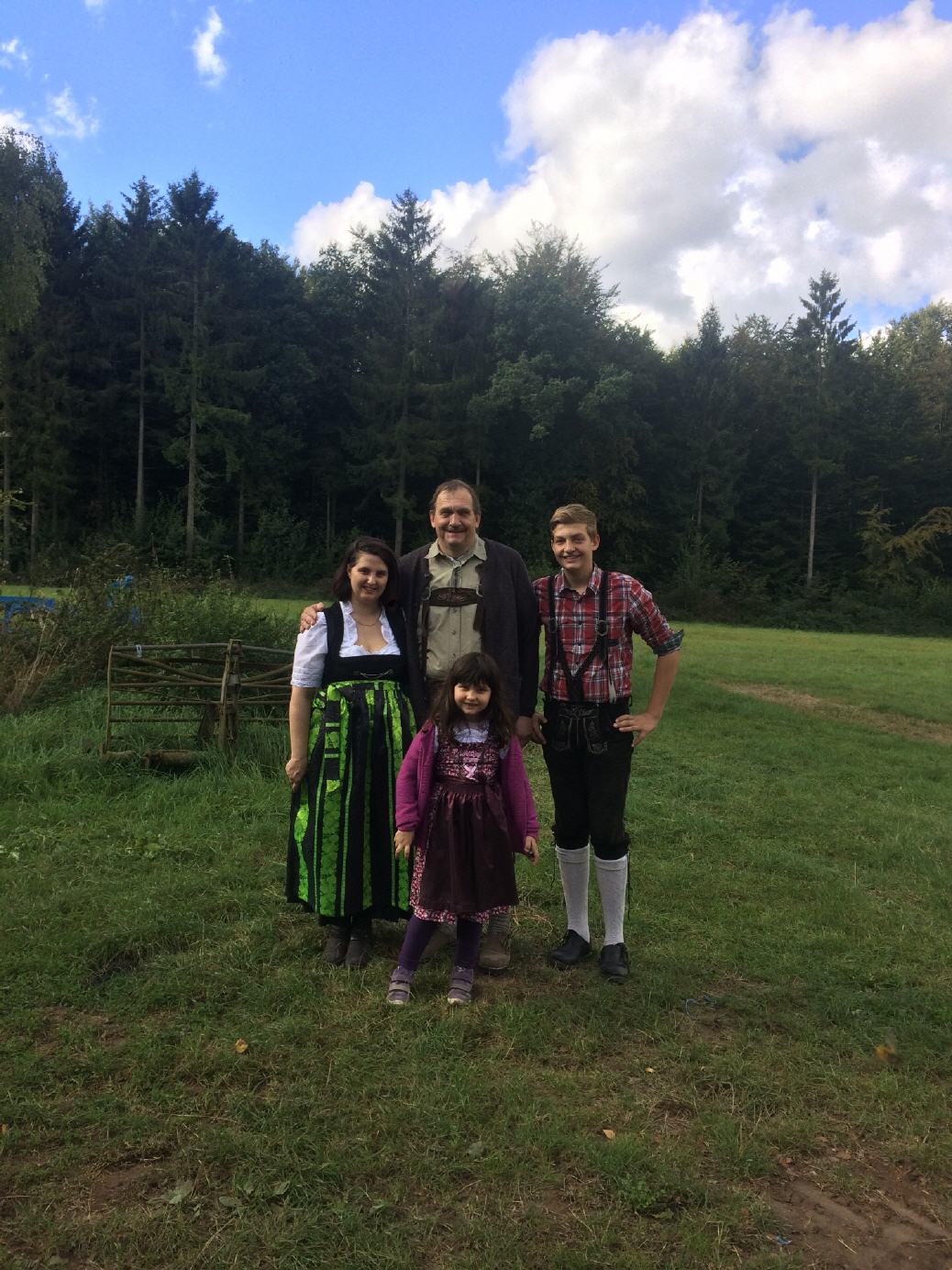 Nicole, Stephan, Maximilian und Charlotta Jung